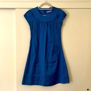 Calypso Dress size small. From the original Calypso. Royal blue 100% silk